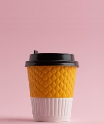 dimple textured bubble cup